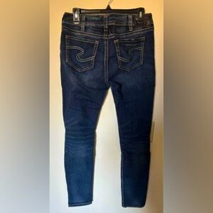 Women’s Silver Suki Skinny Jeans Size 30/31